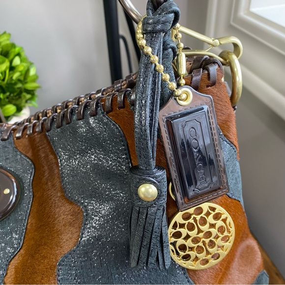 Coach RARE Limited Edition Hampton Calfhair Hair-calf XL Hobo - Picture 13 of 17